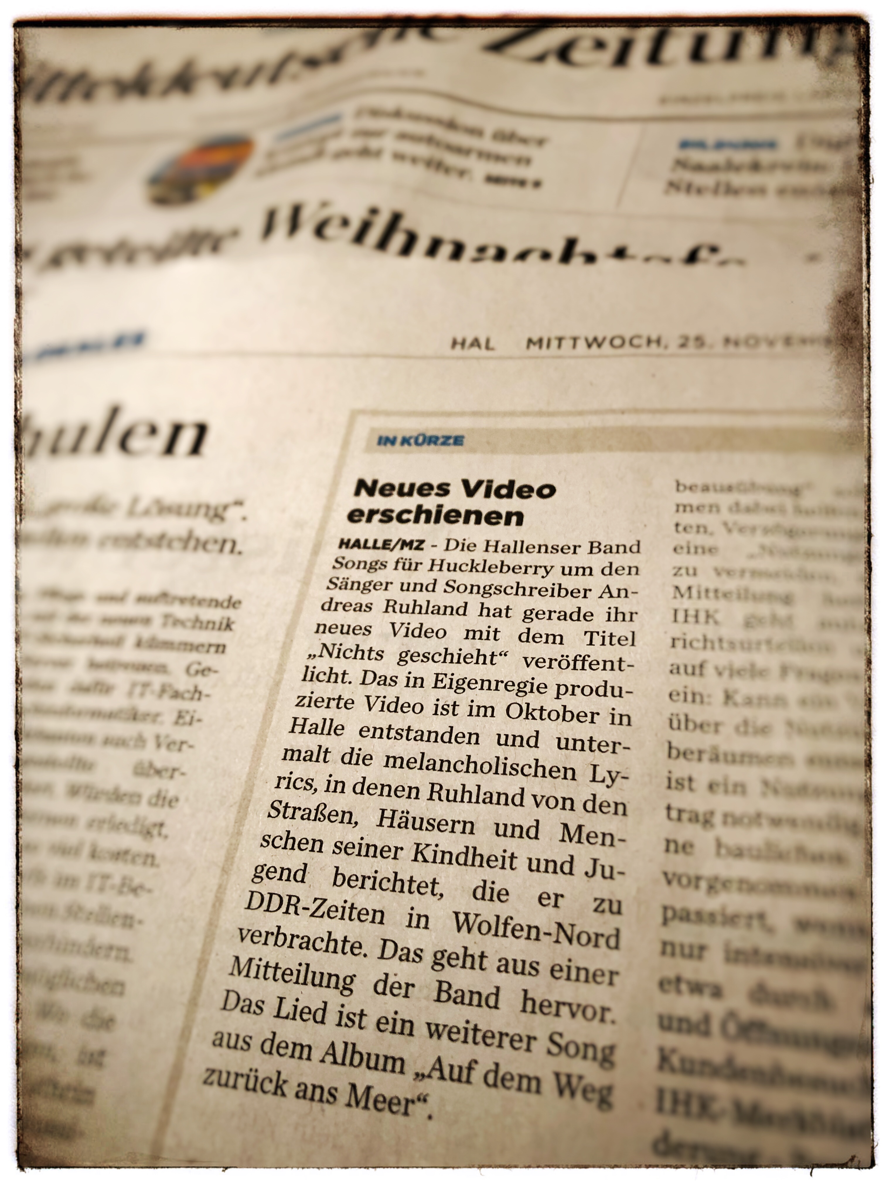 Mitteldeutsche Zeitung, 25.11.2020